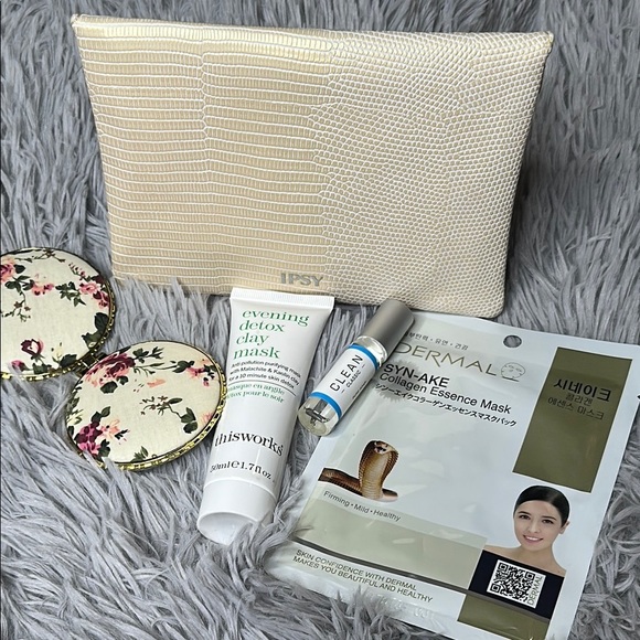 ThisWorks Evening Detox Clay Mask 1.7 Oz & Ipsy Bag & Beauty Bundle Set - Picture 14 of 15